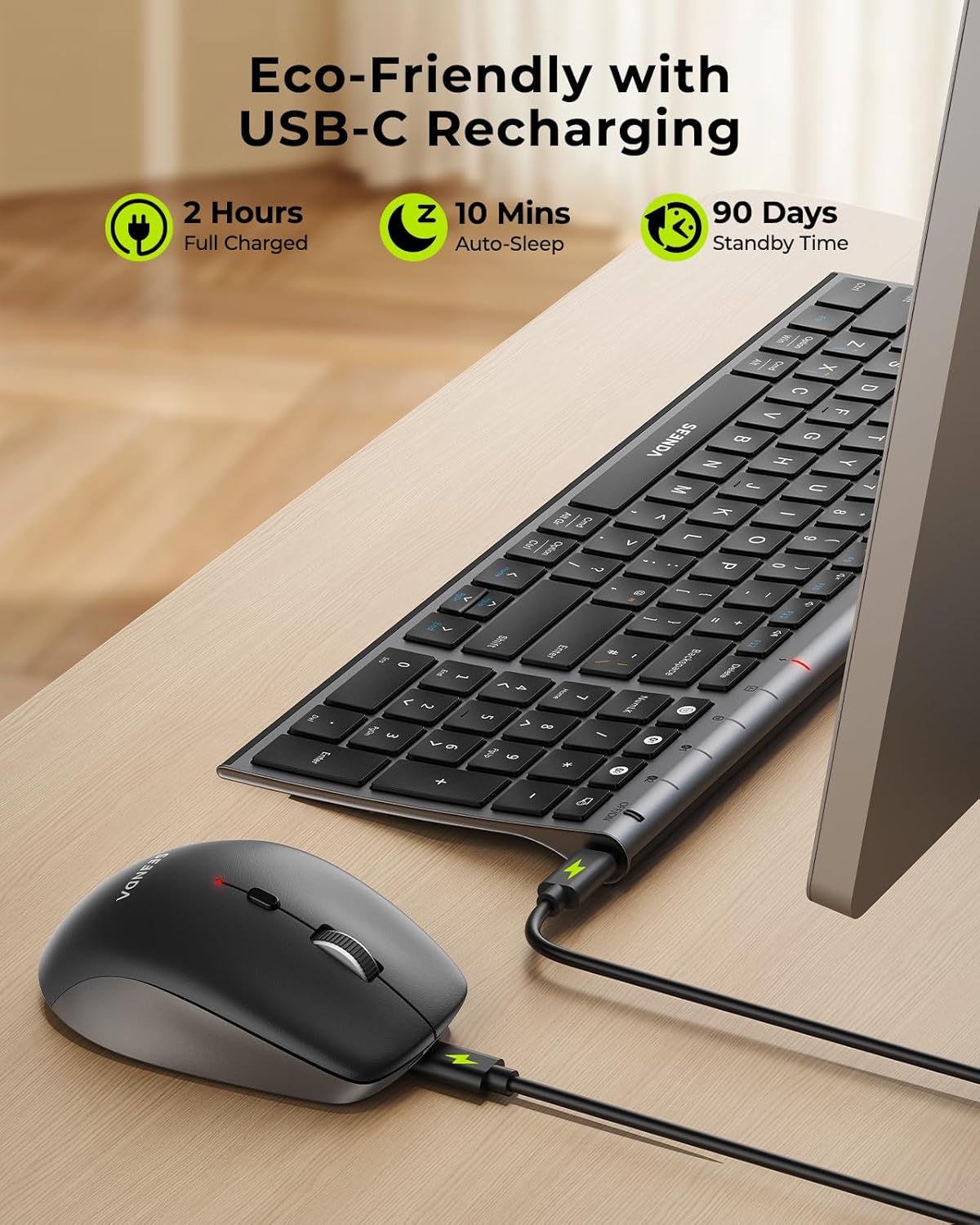Detalle de Seenda COE401 Bluetooth Keyboard 1.5cm