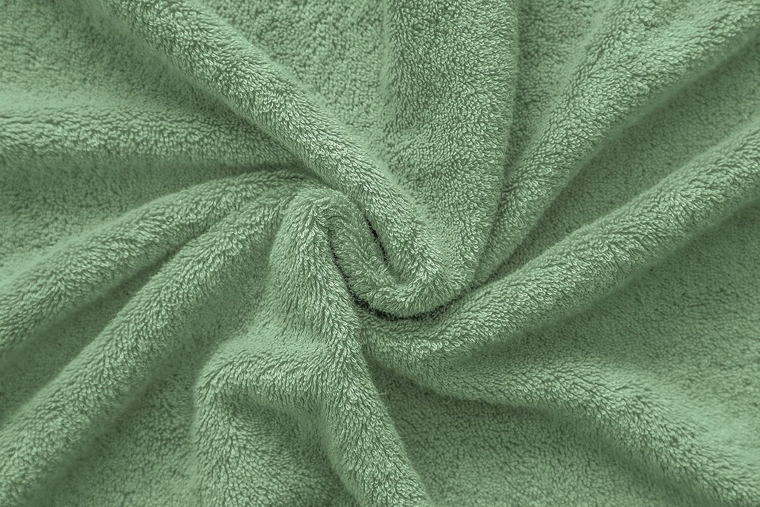 Thumbnail 1 de American Veteran Towel Set 6 — 100% Cotton Turkish, Sage Green