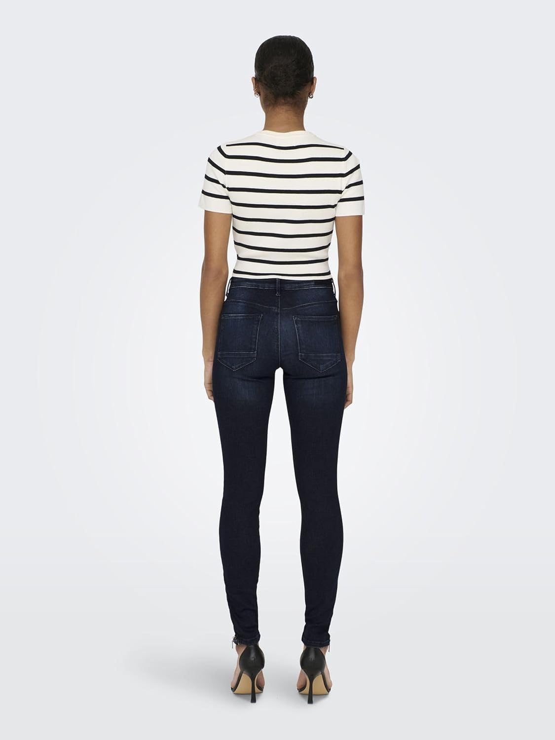 Detalle de ONLY Skinny Fit Jeans ONLKENDELL – Jeans skinny a vita media