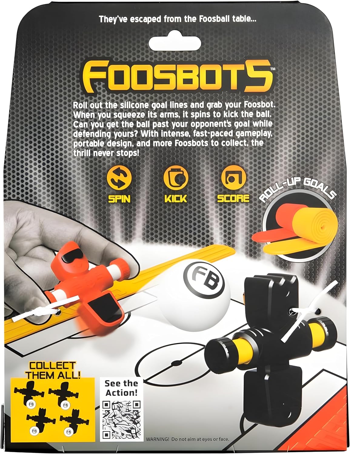 Detalle de Foosbots 2-Pack football tabletop game 6+