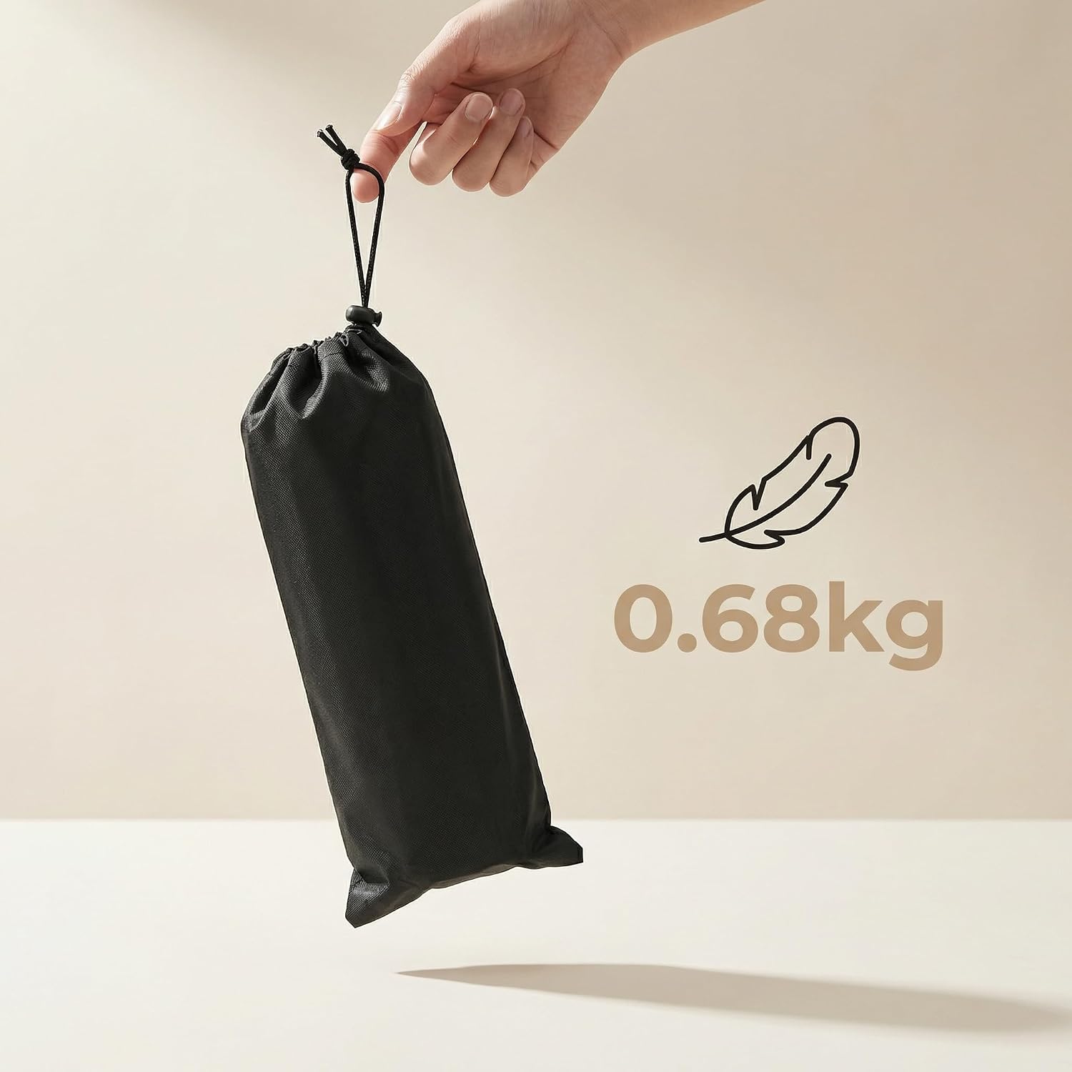 Detalle 2 de HOUSLUX Folding Stool: Compact, Stable Seating for Outdoors and Indoors