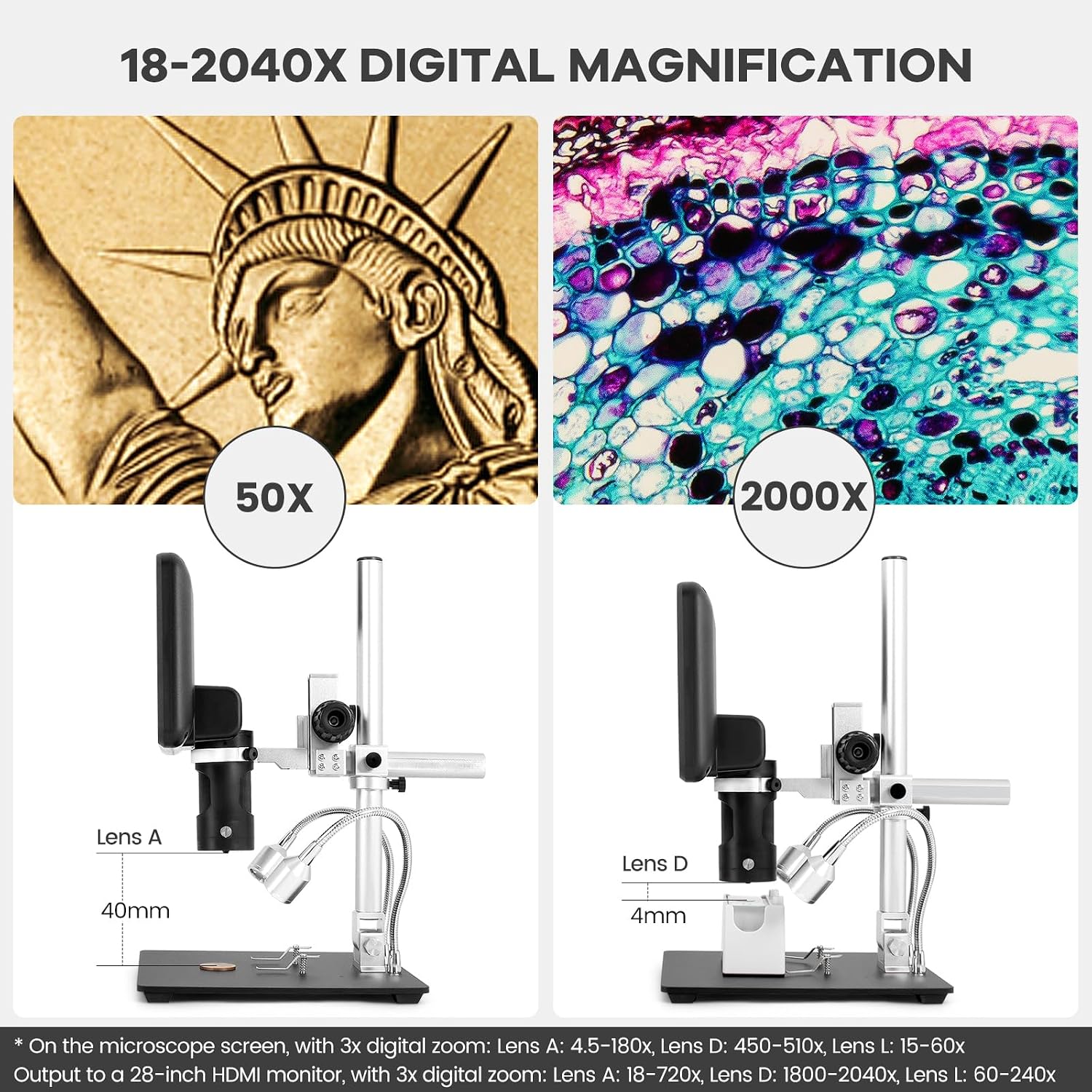 Thumbnail 5 de Andonstar AD246S-M digital microscope 2000x 🔬
