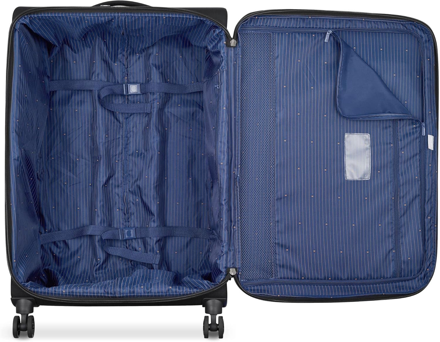 Detalle de DELSEY PARIS Brochant Valigia 55 cm Blu – 44 L, espandibile 4 cm, ZIP SECURITECH2, TSA