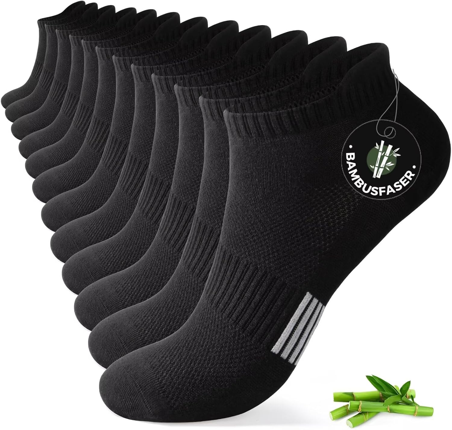Thumbnail 6 de FALARY Bambus Sneaker Socken 6 Paar