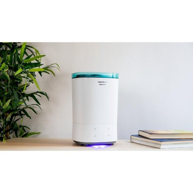 Detalle 2 de Cecotec BreezeCare 3000 humidificador inteligente con higrostato y modo noche ultrasilencioso