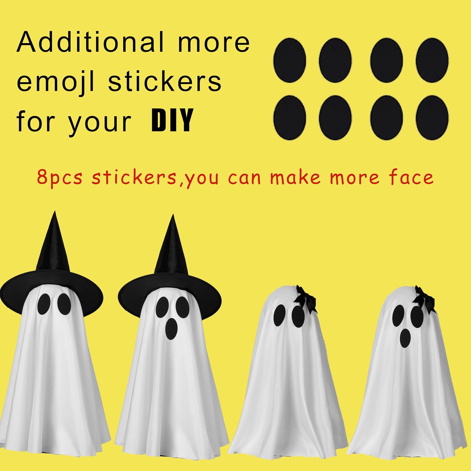 Thumbnail 1 de Light-Up Ghost Decorations Set of 2