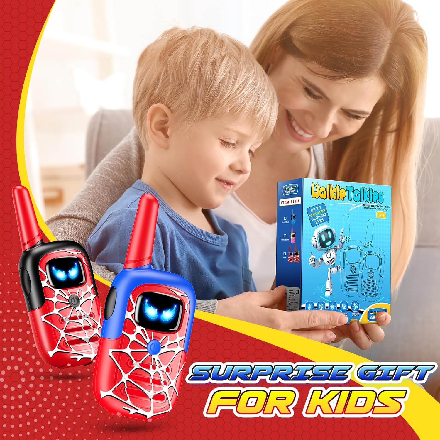 Thumbnail 6 de Toyokid Walkie Talkie Ragno per bambini 3–12 anni – Regalo originale