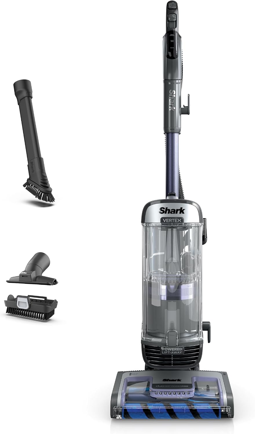 Detalle de Shark Vertex AZ2001AMZ Upright Vacuum with DuoClean PowerFins, Powered Lift-Away, and Self-Cleaning Brushroll