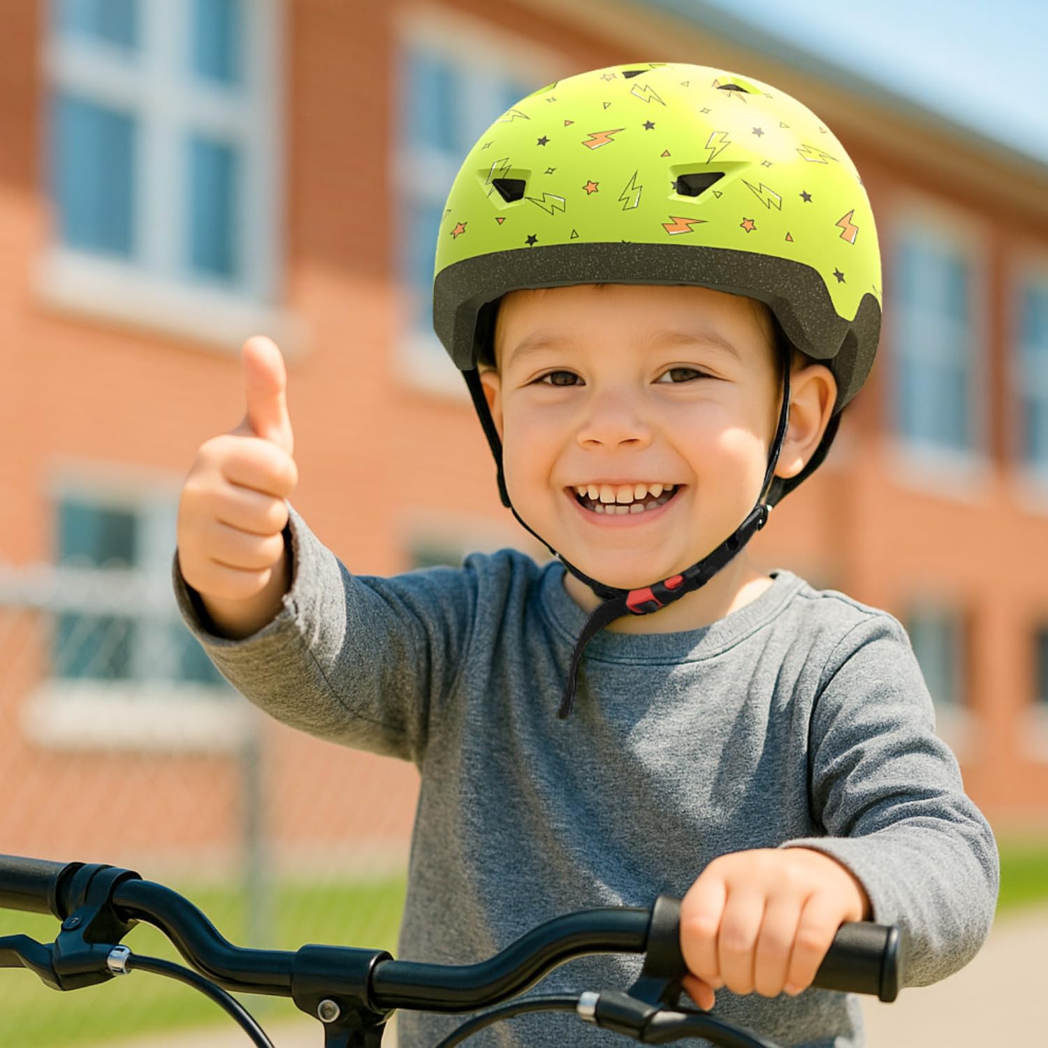 Thumbnail 6 de MOUNTALK Toddler Bike Helmet, Dino, Adjustable Fit, XS and S Sizes