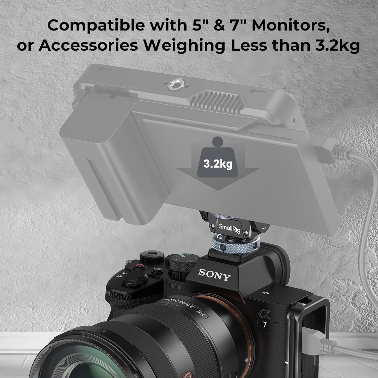 Detalle 2 de SMALLRIG Moniteur Mount 3809 3,2 kg