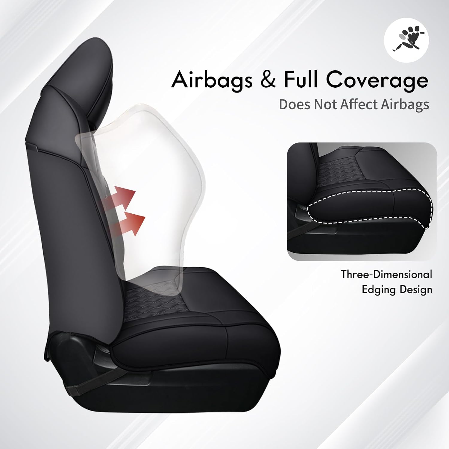 Detalle 2 de Tacoma seat covers nappa leather 2024
