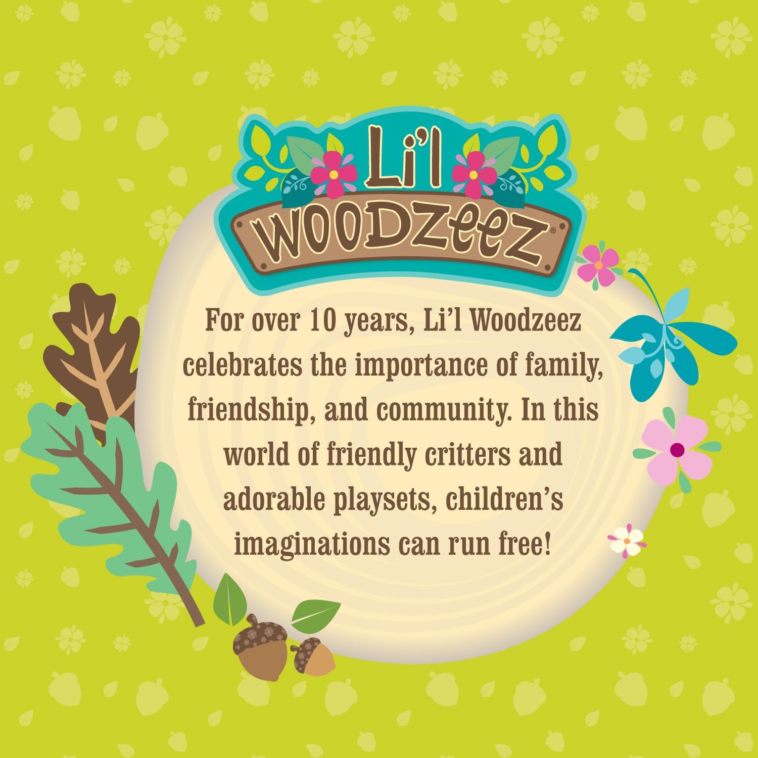Detalle de Li’L Woodzeez Battat Santénuggle Bear Family – figurines d’ours pour jeu d’imagination (dès 3 ans)