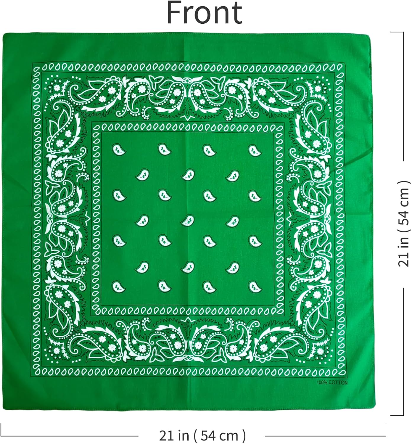 Thumbnail 3 de APIGANIZ 100% Cotton Bandanas, 21 x 21 Inches, Set of 6