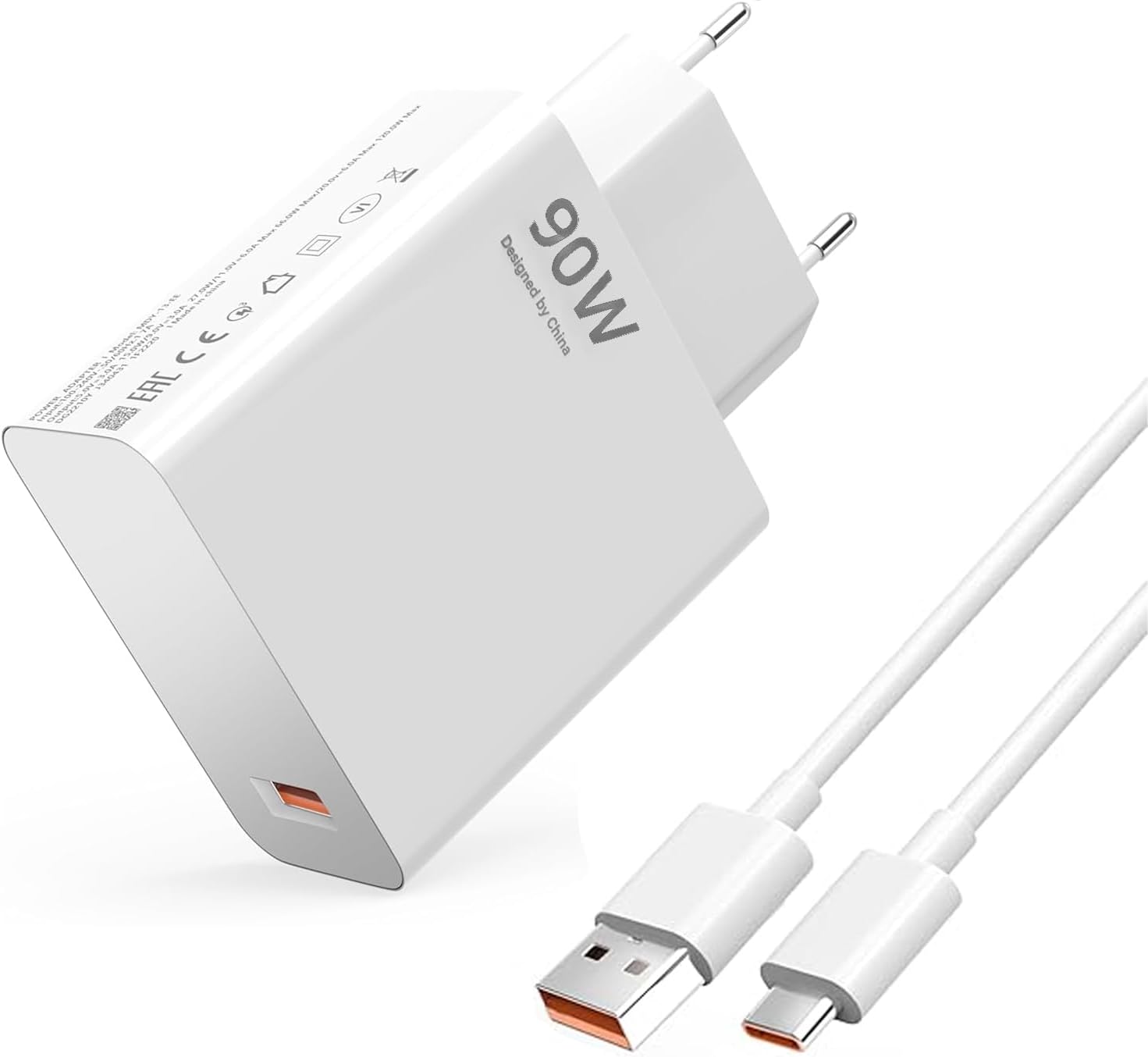 Detalle de OERYIEG 90W USB C Ladegerät mit Kabel 2M