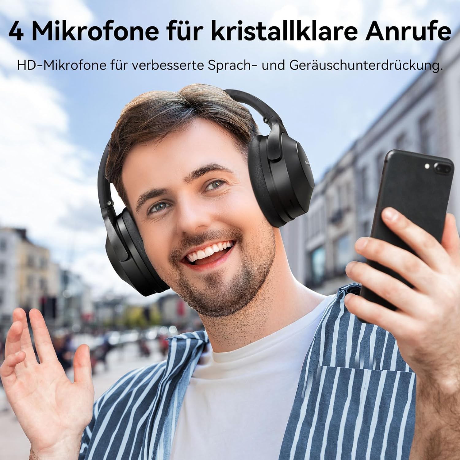 Thumbnail 3 de EarFun Wave Life Over‑Ear Kopfhörer, ANC, 60 Std