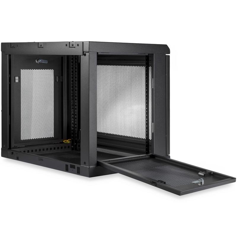 Detalle 2 de Armario Rack StarTech RK9WALM 9U pared acero 90 kg, estante 1U, negro