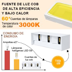 Detalle 2 de Kingwen 2Pack 30W LED Apliques Pared Exterior 🌟