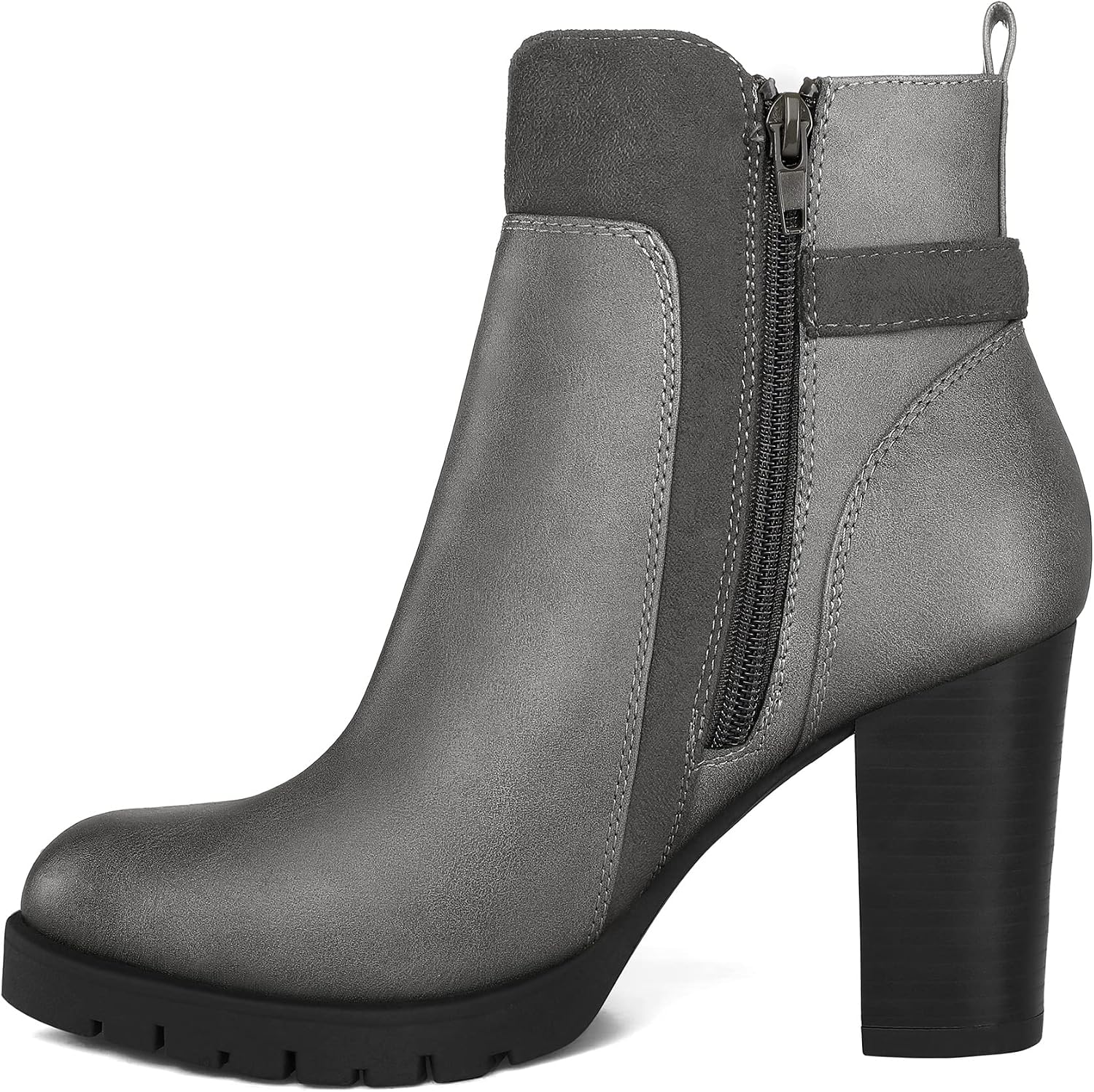 Detalle 2 de Mysoft Women's Ankle Boots, 3.2-Inch Heel