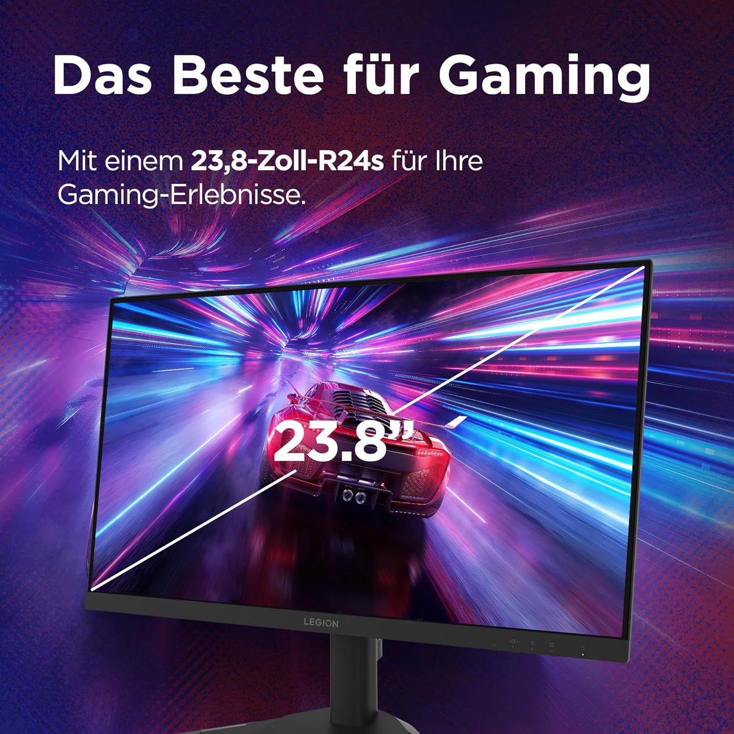Thumbnail 4 de Lenovo Legion R24s – 24-Zoll Gaming-Monitor mit IPS-Panel, 144 Hz und 1 ms Reaktionszeit