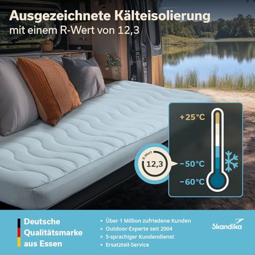 Thumbnail 5 de Skandika Isomatte Easy 3D Premium Flex Bundle – Luftmatratze mit Bezug, 200 × 85 × 12 cm, USB-C Pumpe, 1 Person