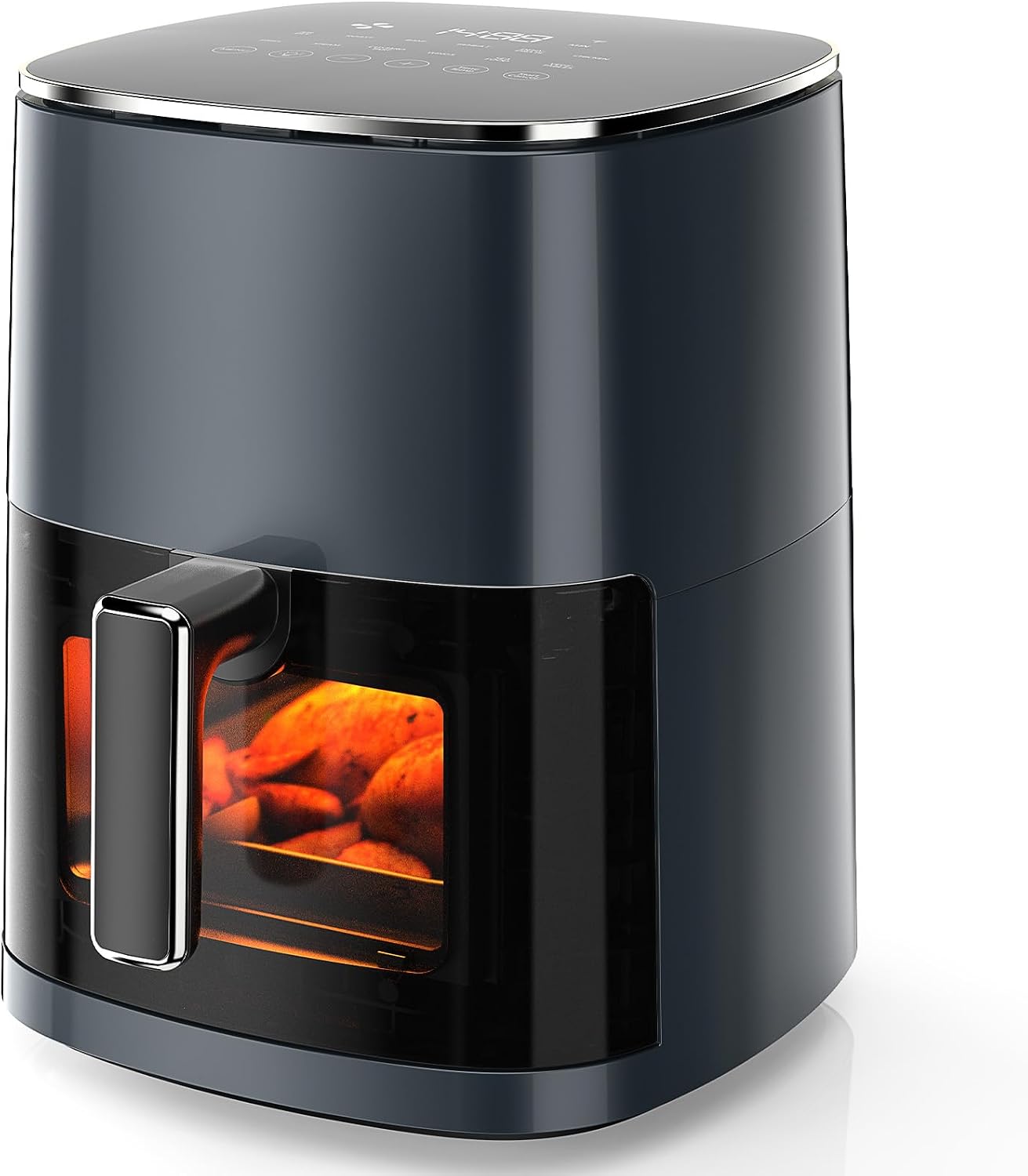 Detalle de Sweetcrispy Air Fryer 6 Quarts with Window: 12-in-1 Square Air Fryer Oven
