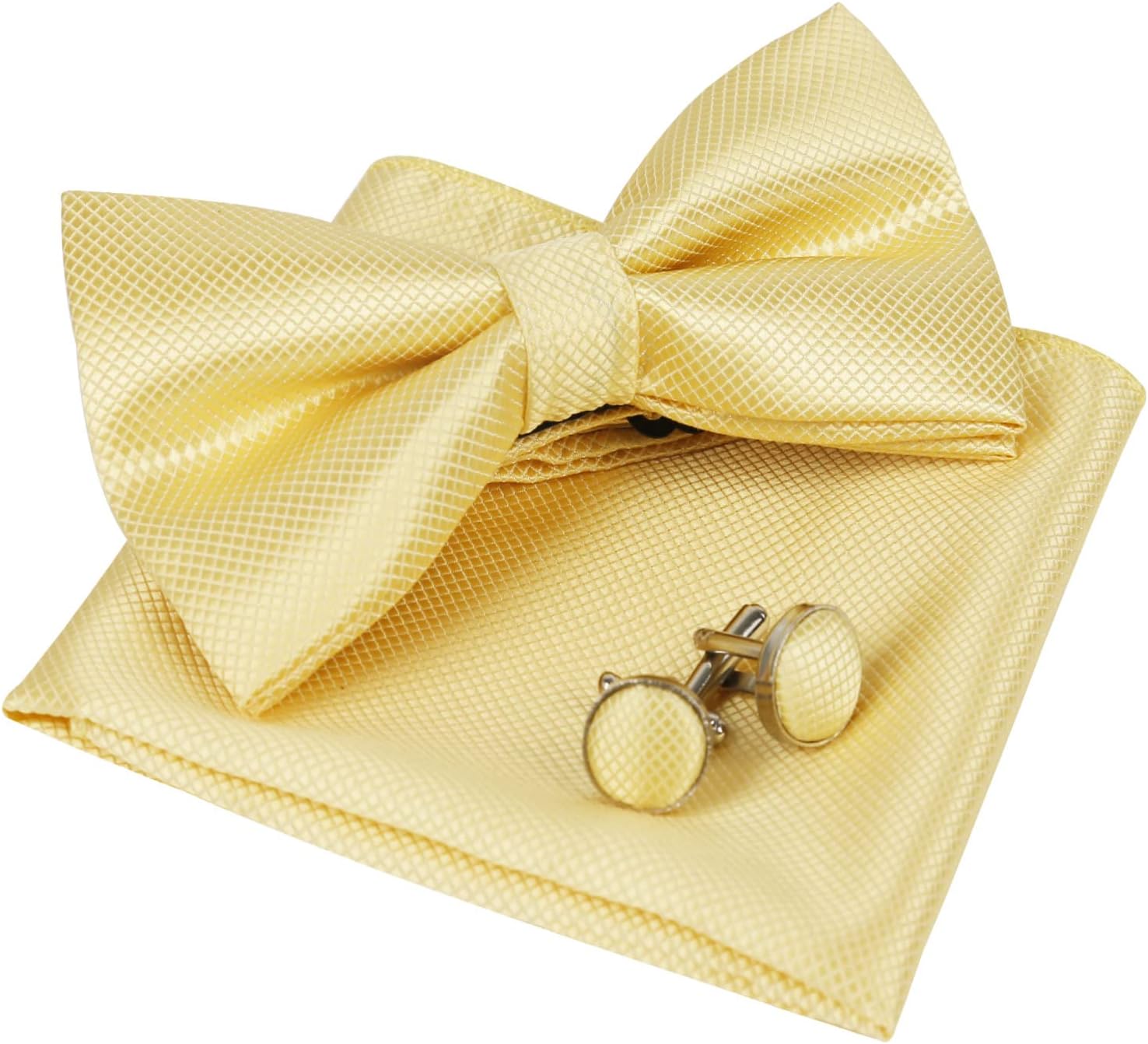 Thumbnail 5 de Alizeal Mens Party Bow Tie, Hanky and Cufflinks Set – A Practical Accessory Trio