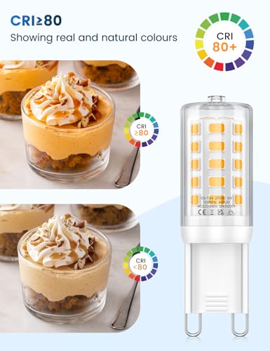 Thumbnail 5 de QOJUX 3W G9 LED Bulbs Dimmable – Warm White, 480 Lm, 34 LEDs