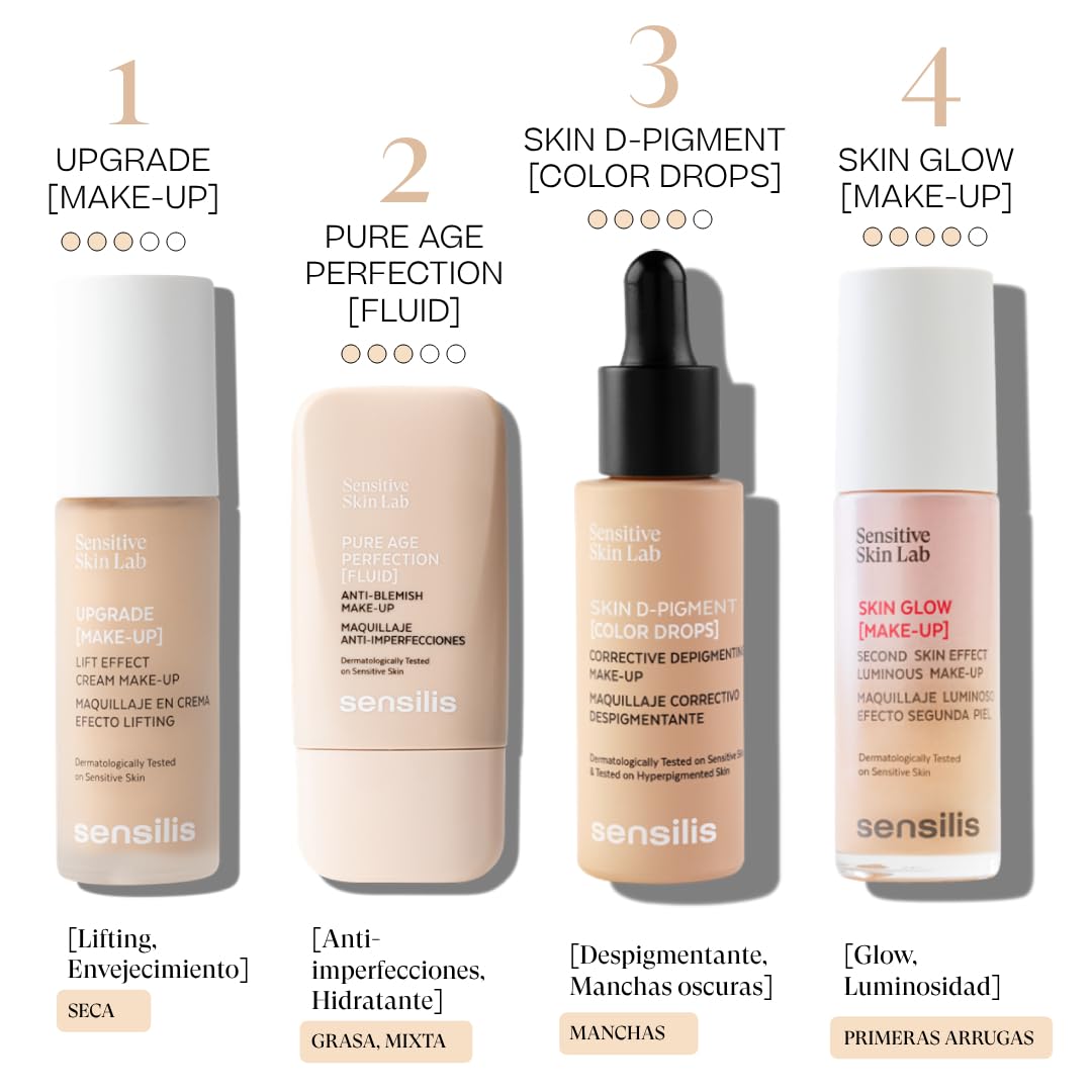 Thumbnail 6 de Sensilis Skin Glow Make-Up – Antioxidative Foundation mit Vitamin C & Hyaluronsäure, Farbton Beige (02), 30 ml