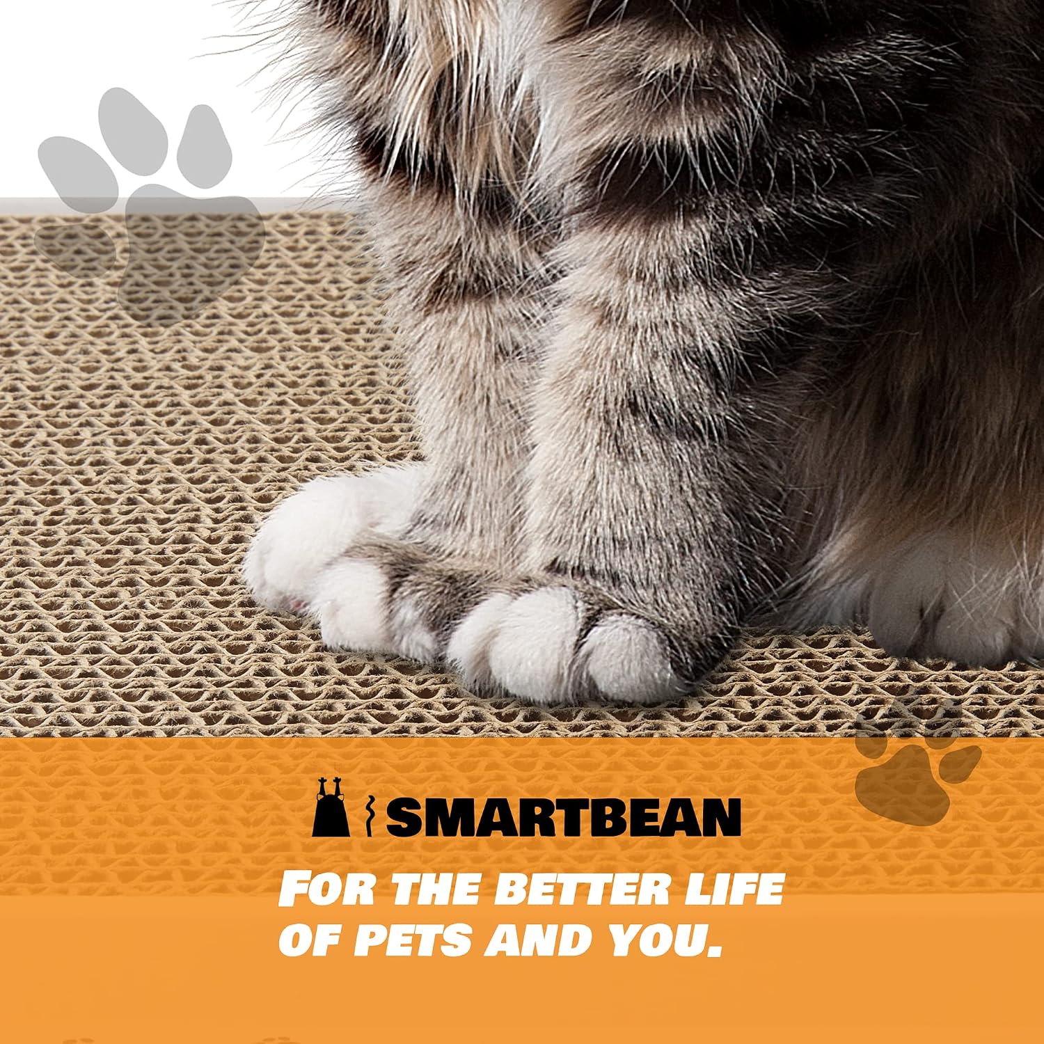 Thumbnail 6 de SMARTBEAN EP-LYC09017-CS04-PACK3_M2 Cat Scratching Pads, Reversible Cardboard, 3-Pack