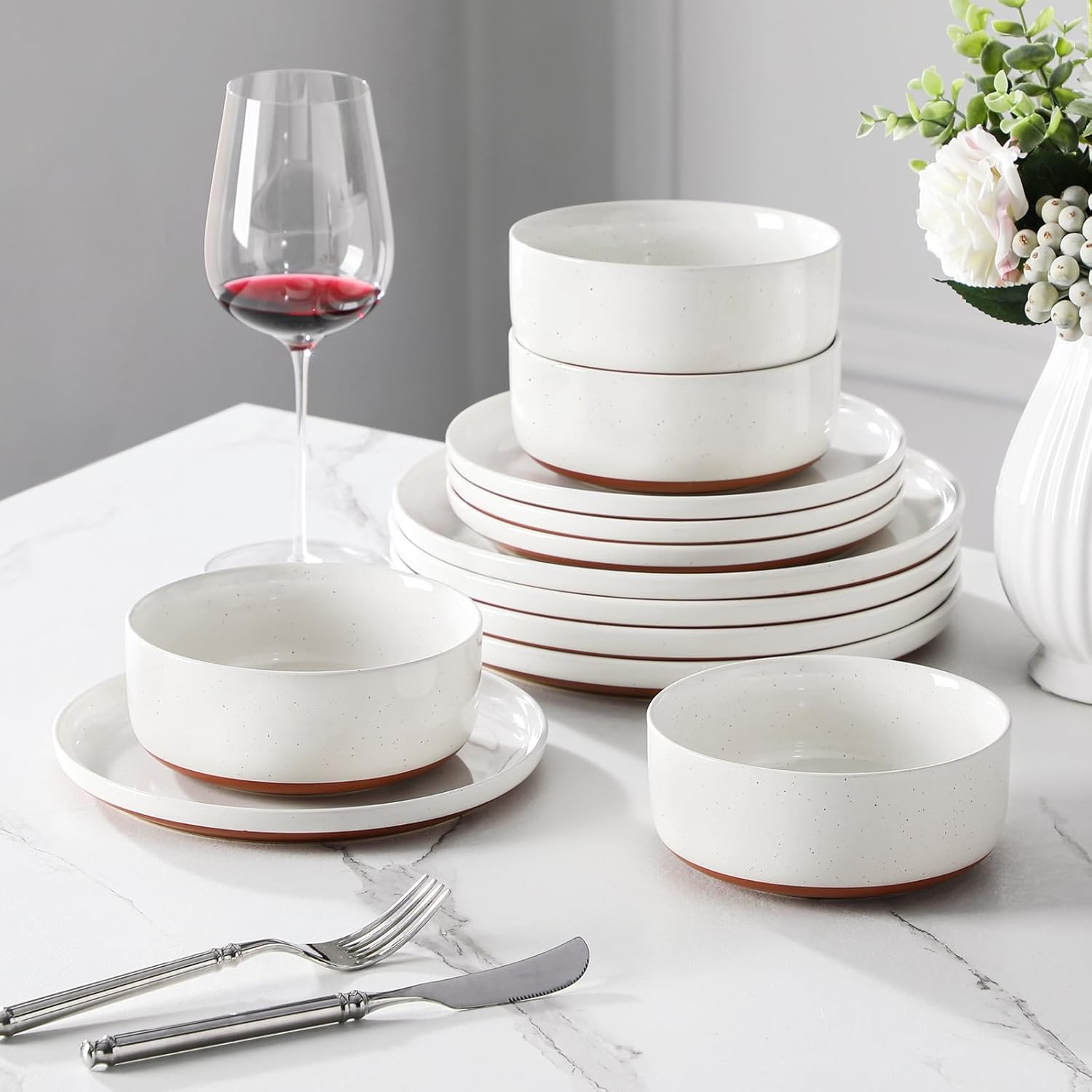 Thumbnail 6 de MALACASA TARA 12 Piece Dinnerware Set 🍽