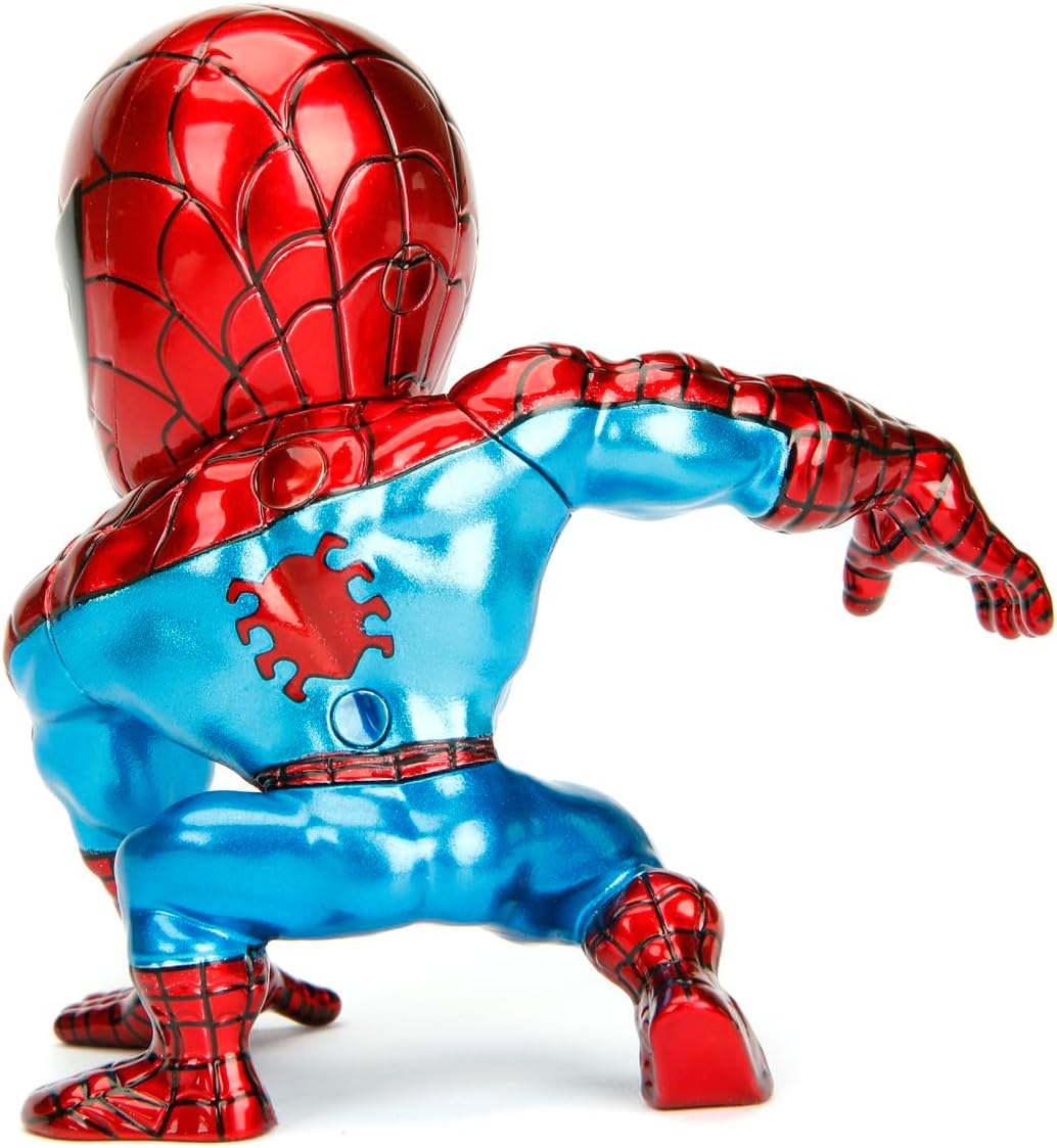 Thumbnail 3 de Jada Toys Marvel Classic Spider-Man Figur – Die-cast, 10 cm, Sammelfigur (253221005)