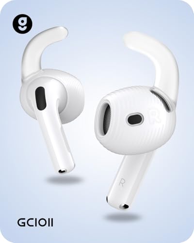 Detalle de Gancio Orecchie per AirPods 4ª Generazione di Gcioii – 3 paia antiscivolo con custodia inclusa