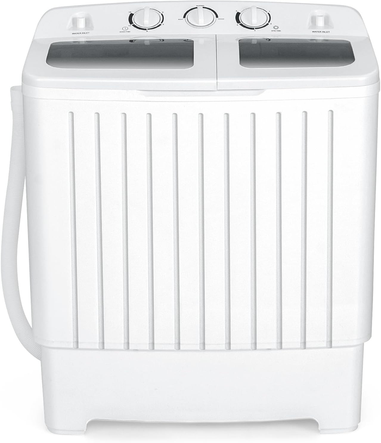Detalle de COSTWAY 24961-CYPE Portable Twin-Tub Washer, 20 lb Capacity, Timer Controls