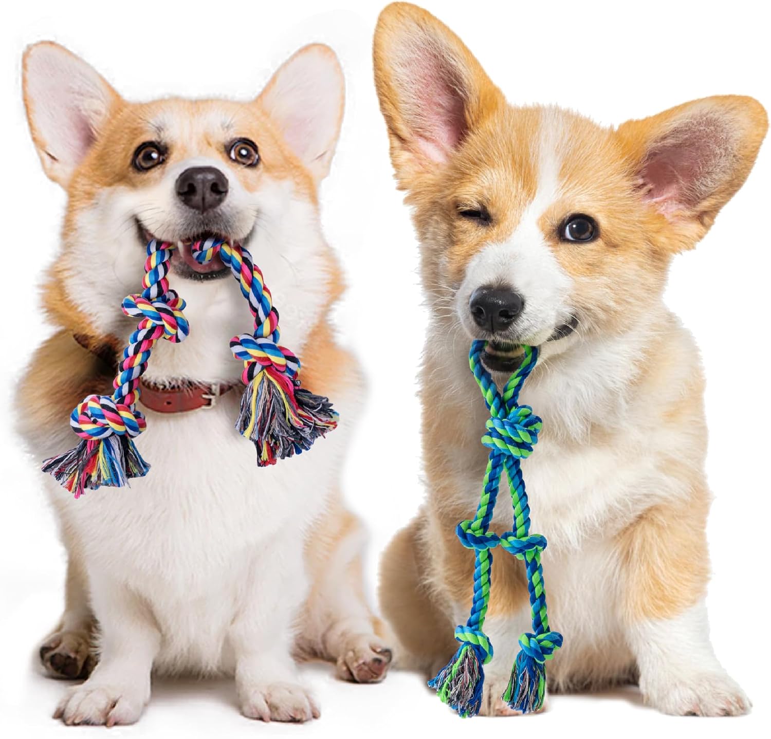 Detalle de SHARLOVY Puppy Teething Toys 2 Pack