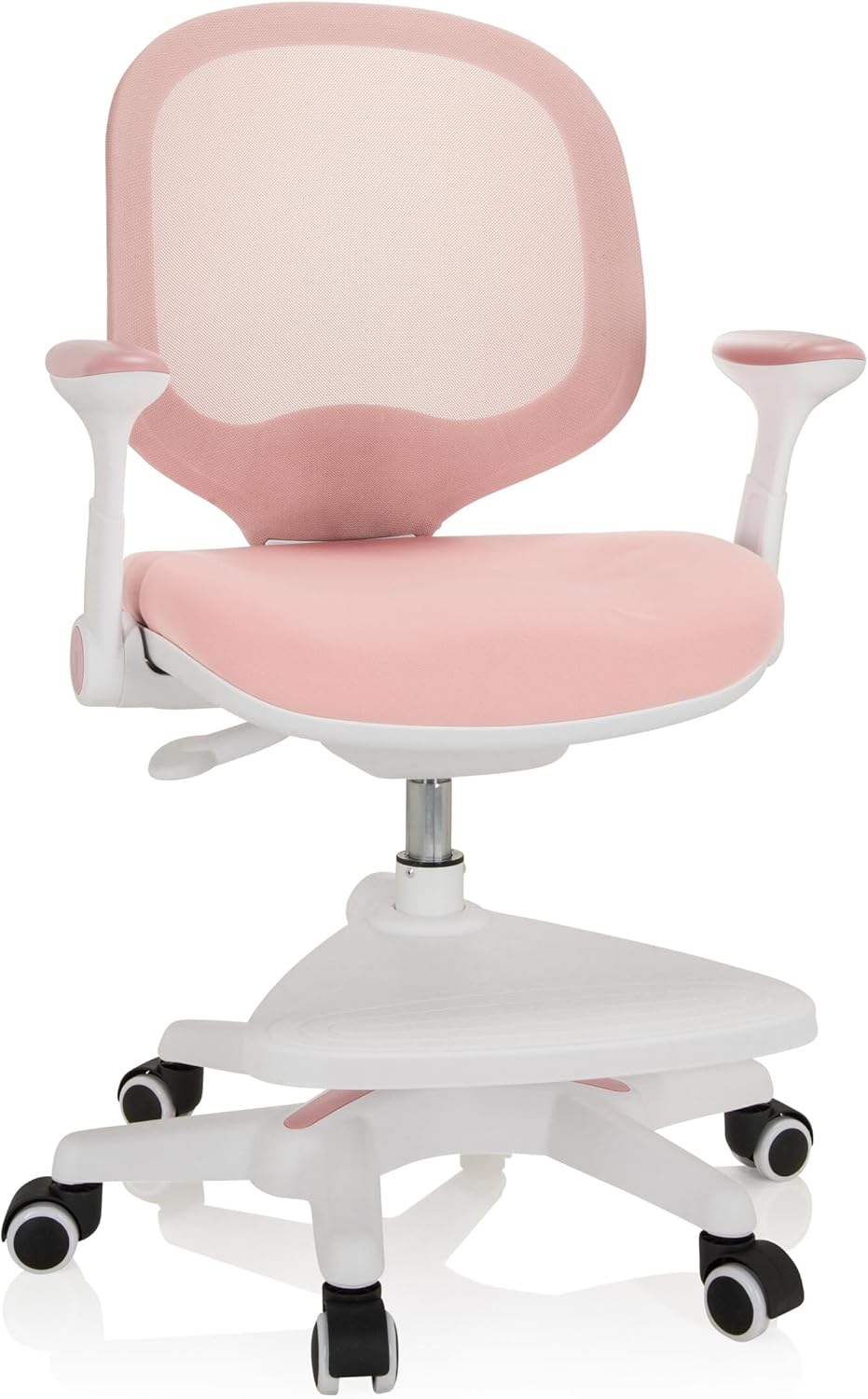Detalle de Sedia per bambini KID ERGO di HJH Office – Ergonomica, regolabile e Rosa