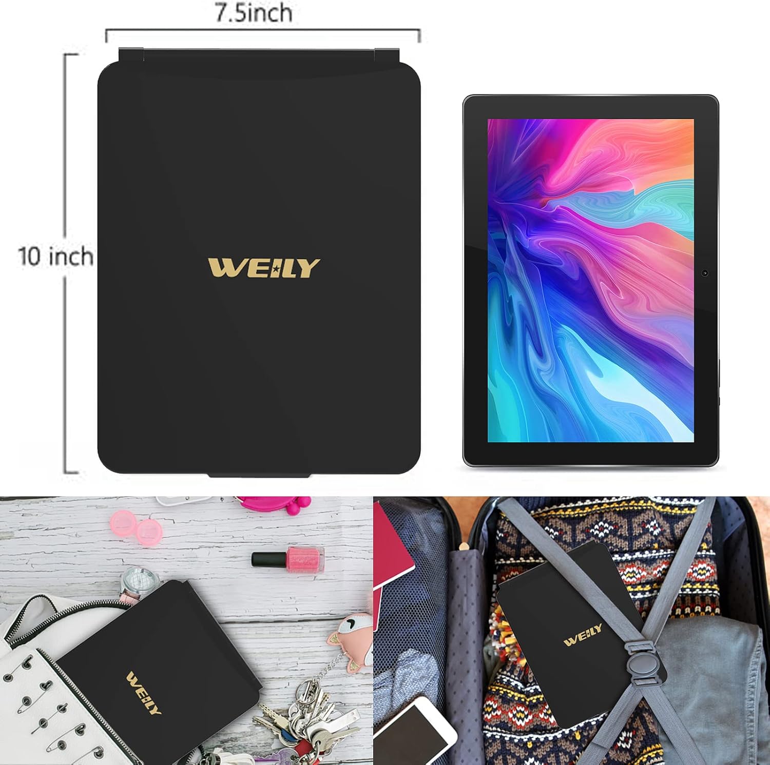 Detalle 2 de WEILY Specchio Trucco 2000 mAh 🪞