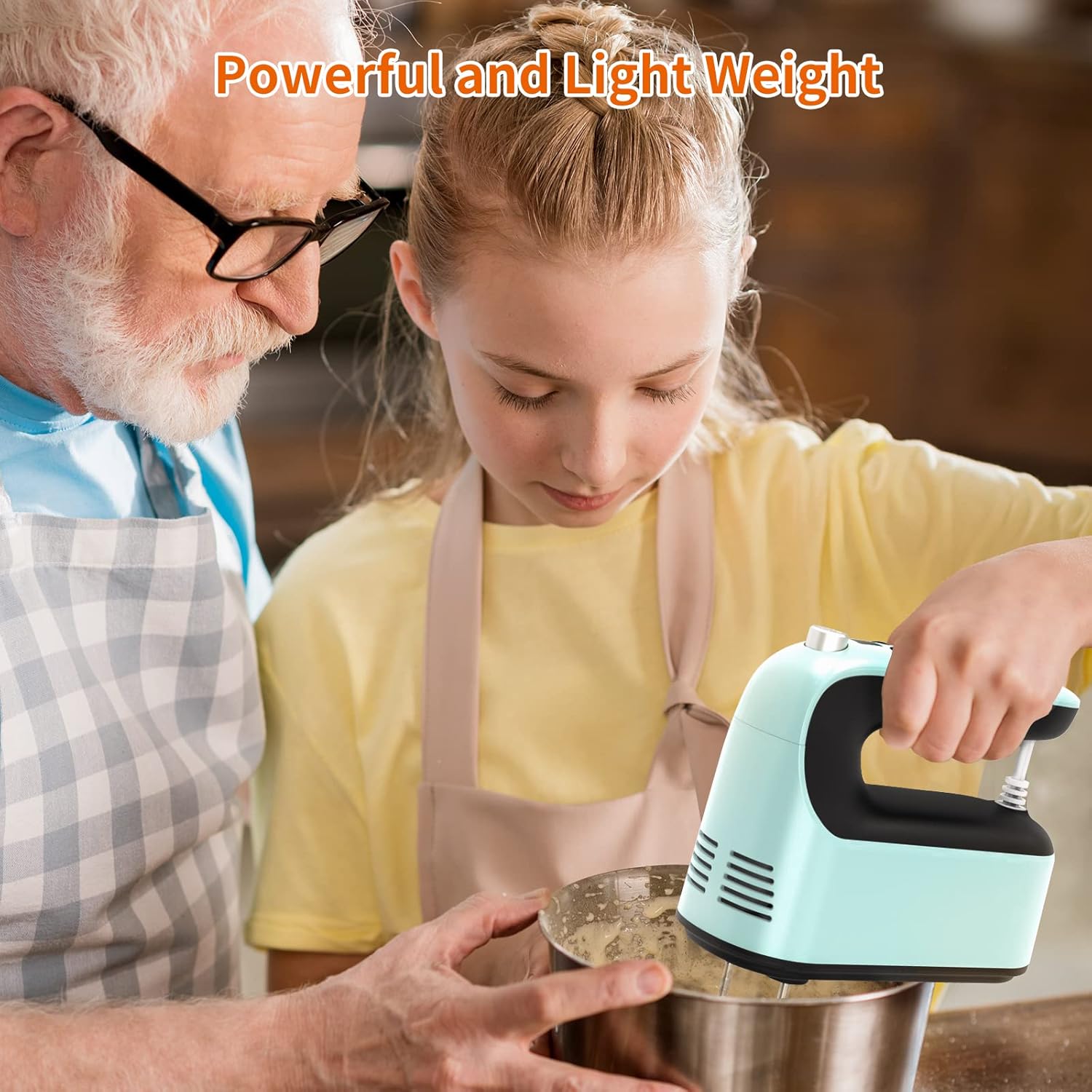 Detalle 2 de Yomelo 9-Speed Hand Mixer 400W 🍰