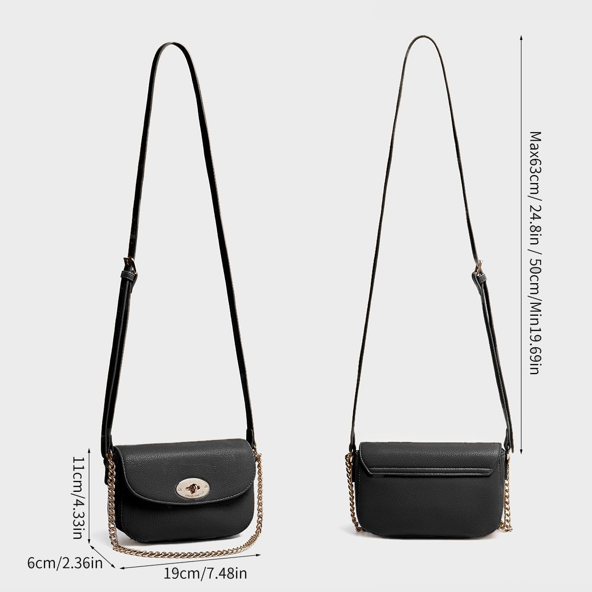 Thumbnail 4 de David Jones Chaïnes petit sac bandoulière 20x12x7 cm