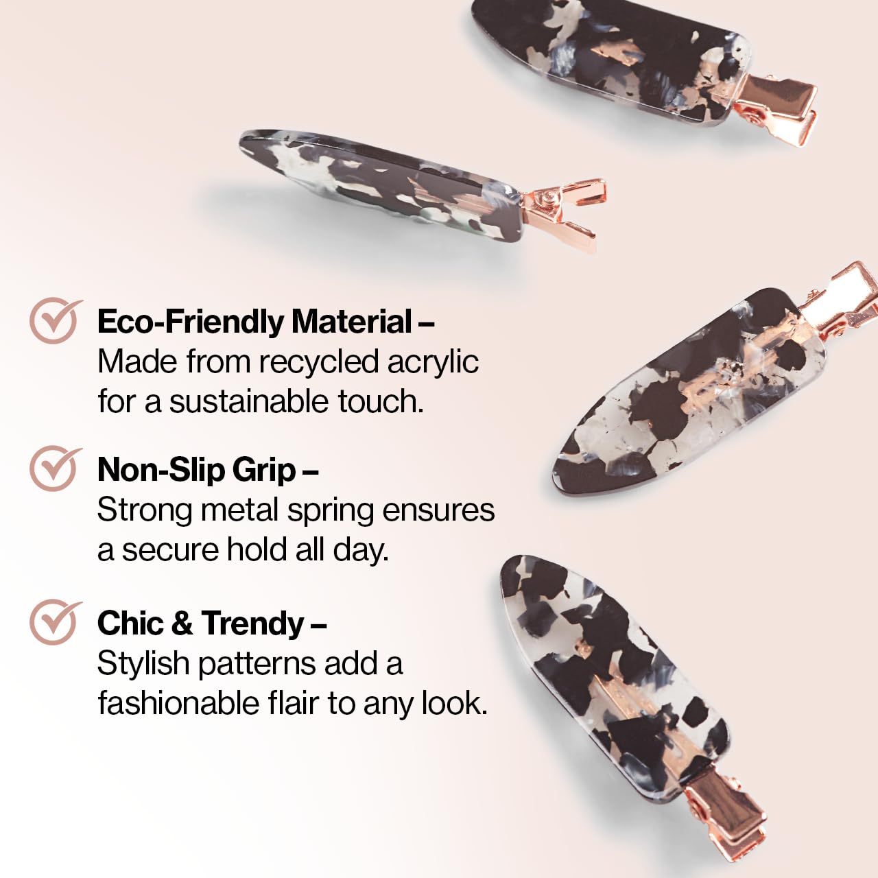 Detalle de Kitsch Creaseless Hair Clips 4pcs ๐โ