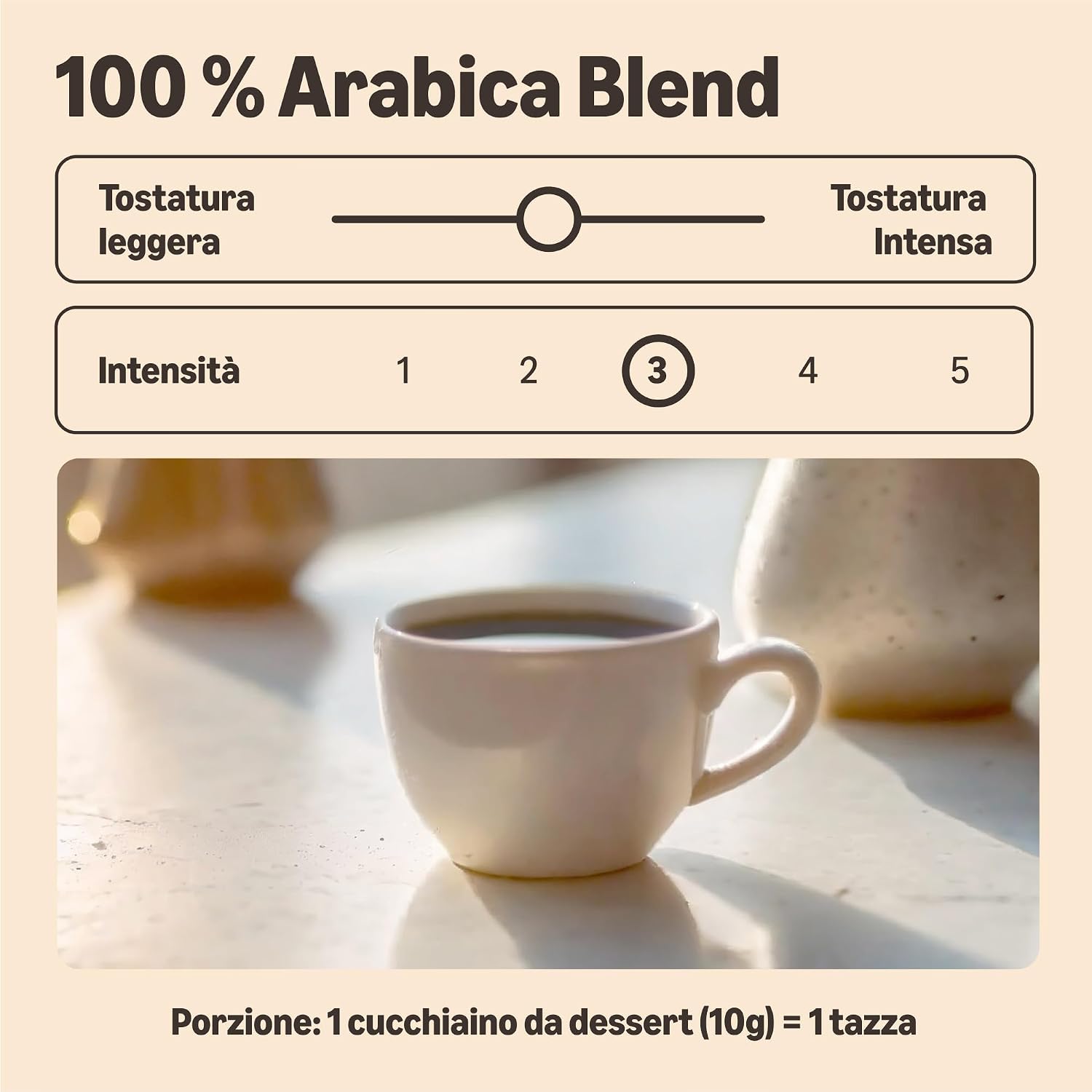 Detalle 2 de by Amazon Caffè Classico 500g caffè macinato