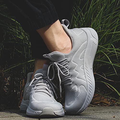 Detalle 2 de Feethit Scarpe Uomo Running Sportive Corsa Palestra Tennis Sneaker Grigio 42