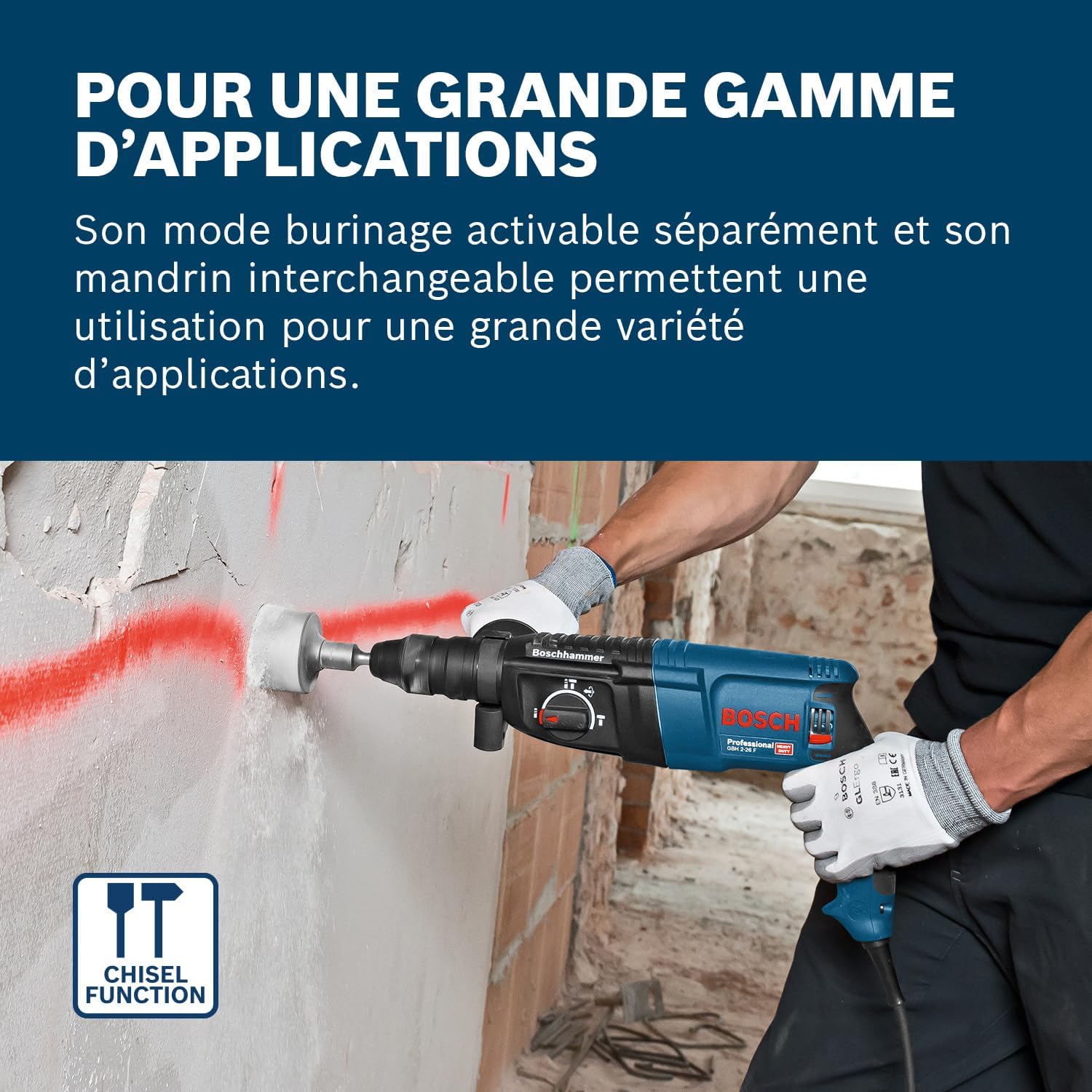 Thumbnail 2 de Bosch Professional GBH 2-26 F perforateur 830 W