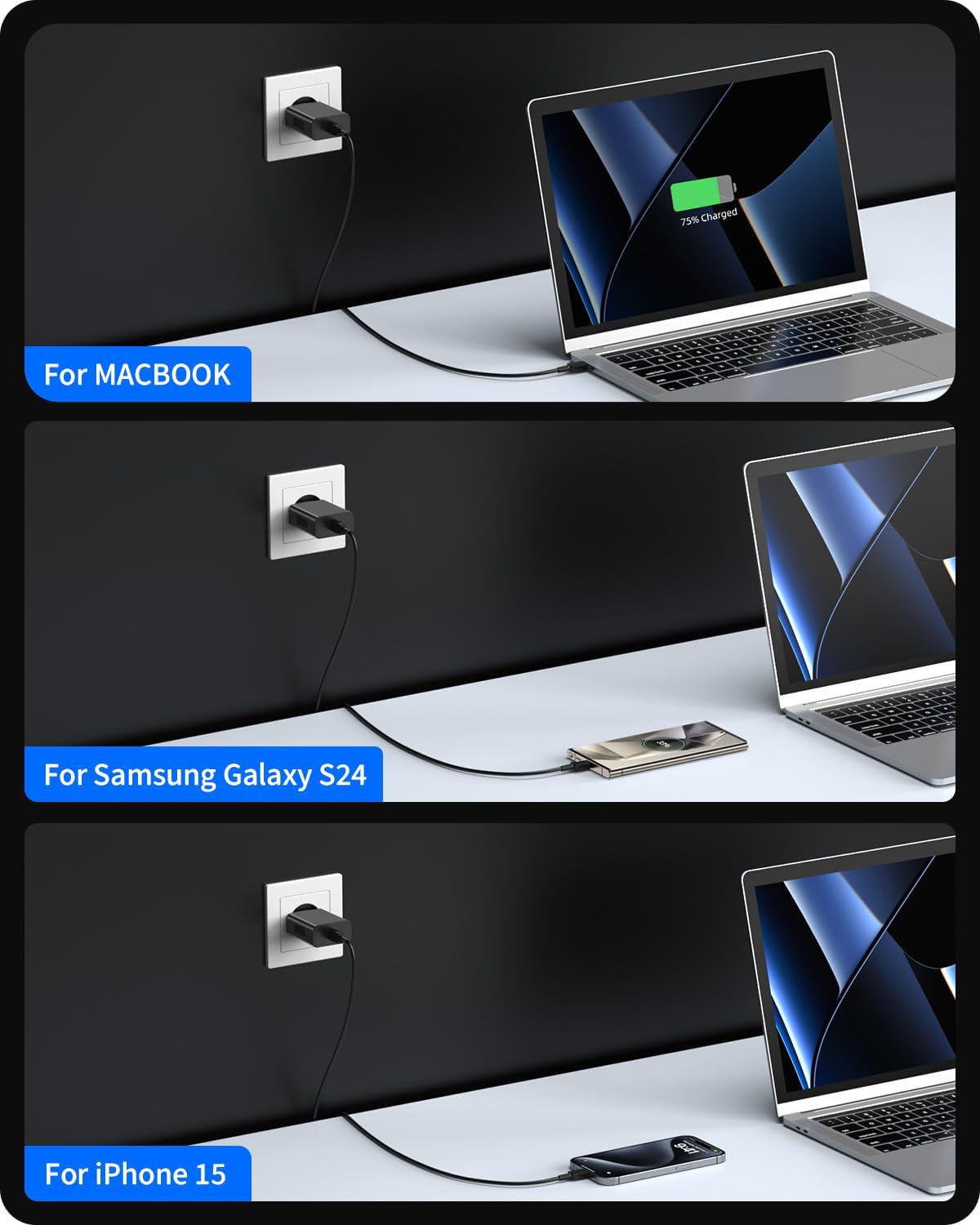 Thumbnail 5 de Cargador rápido 45W USB‑C 2Packs Samsung