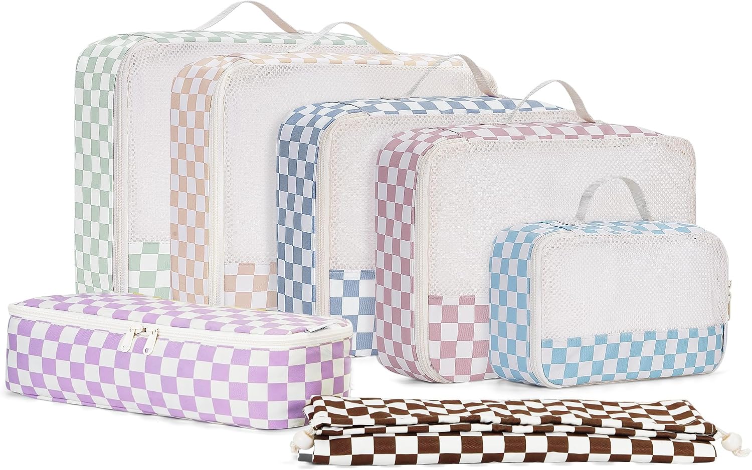Thumbnail 1 de Narwey 7-teiliger Koffer-Organizer Set (Packing Cubes) für Handgepäck
