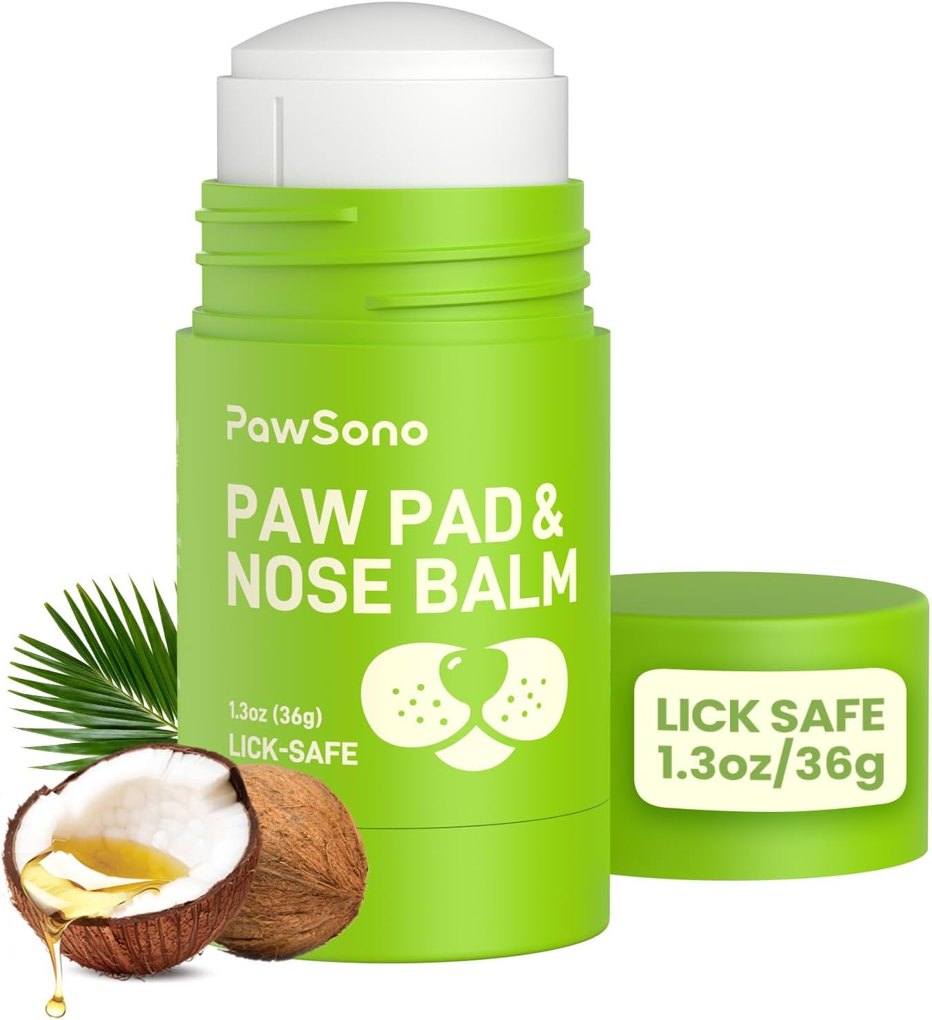 Detalle de PawSono Lick-Safe Nose & Paw Balm Stick