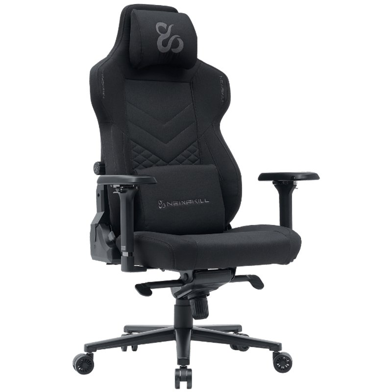 Thumbnail 2 de Newskill Banshee Pro: Silla Gaming Tela Transpirable con Almohada Cervical Negra