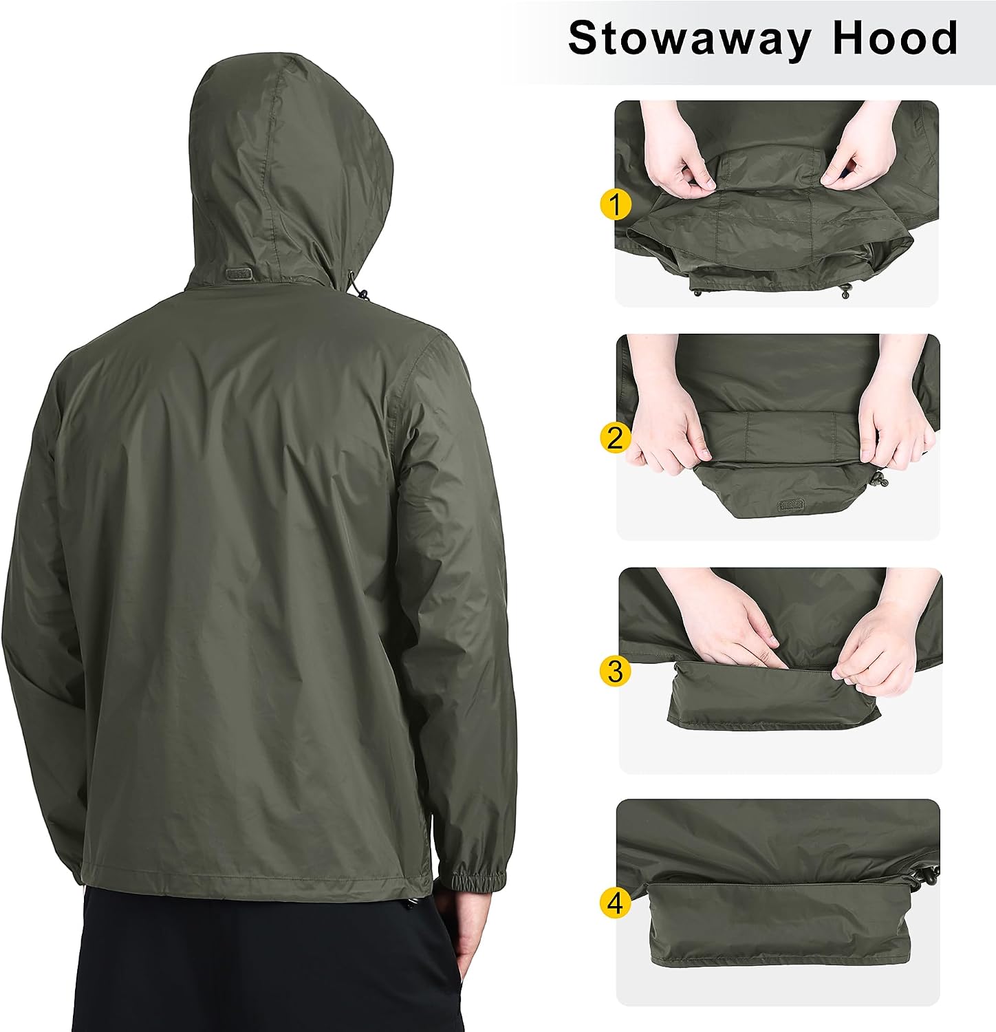 Thumbnail 1 de Outdoor Ventures Packable Rain Jacket
