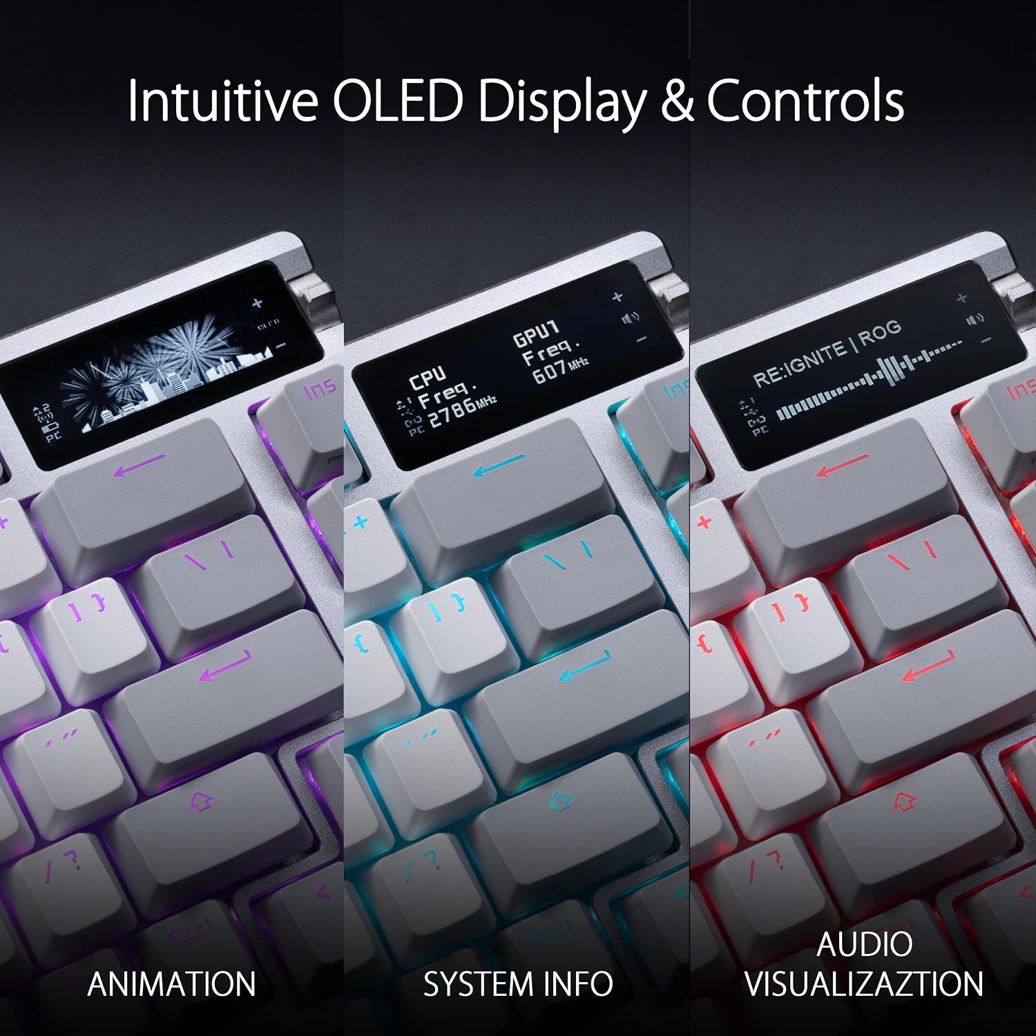 Detalle de ASUS ROG Azoth Wireless Mechanical Keyboard