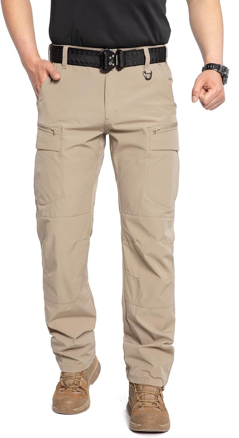 Thumbnail 6 de CARWORNIC Men’s Quick Dry Tactical Hiking Pants with Water-Resistant Fabric and 9 Pockets