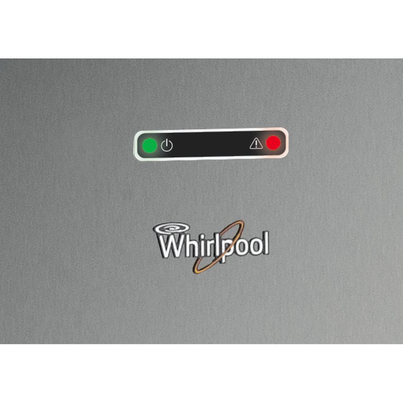 Detalle de Whirlpool UW8 F2Y XBI F 2 – Congelador vertical No Frost de 259 L en acero inoxidable